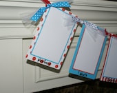 Dr. Seuss Thing 1 and Thing 2 Inspired Photo Banner
