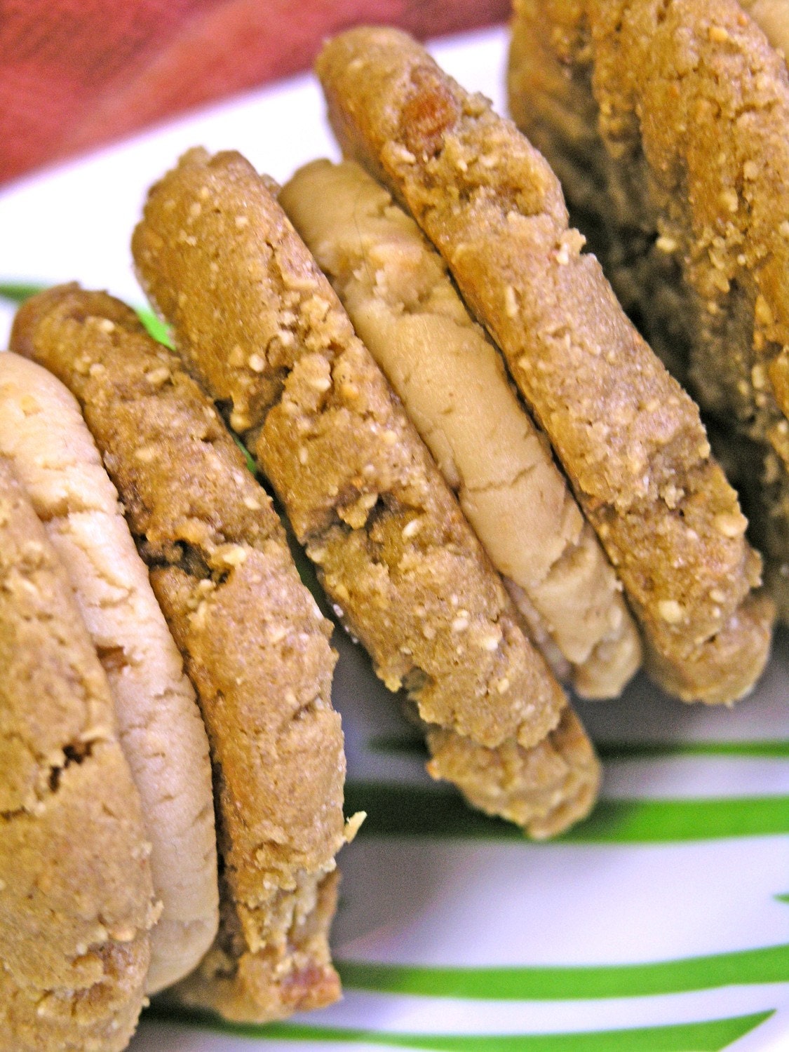 Double Peanut Butter Bac'un Wookie Vegan Bacon Cookies Flourless