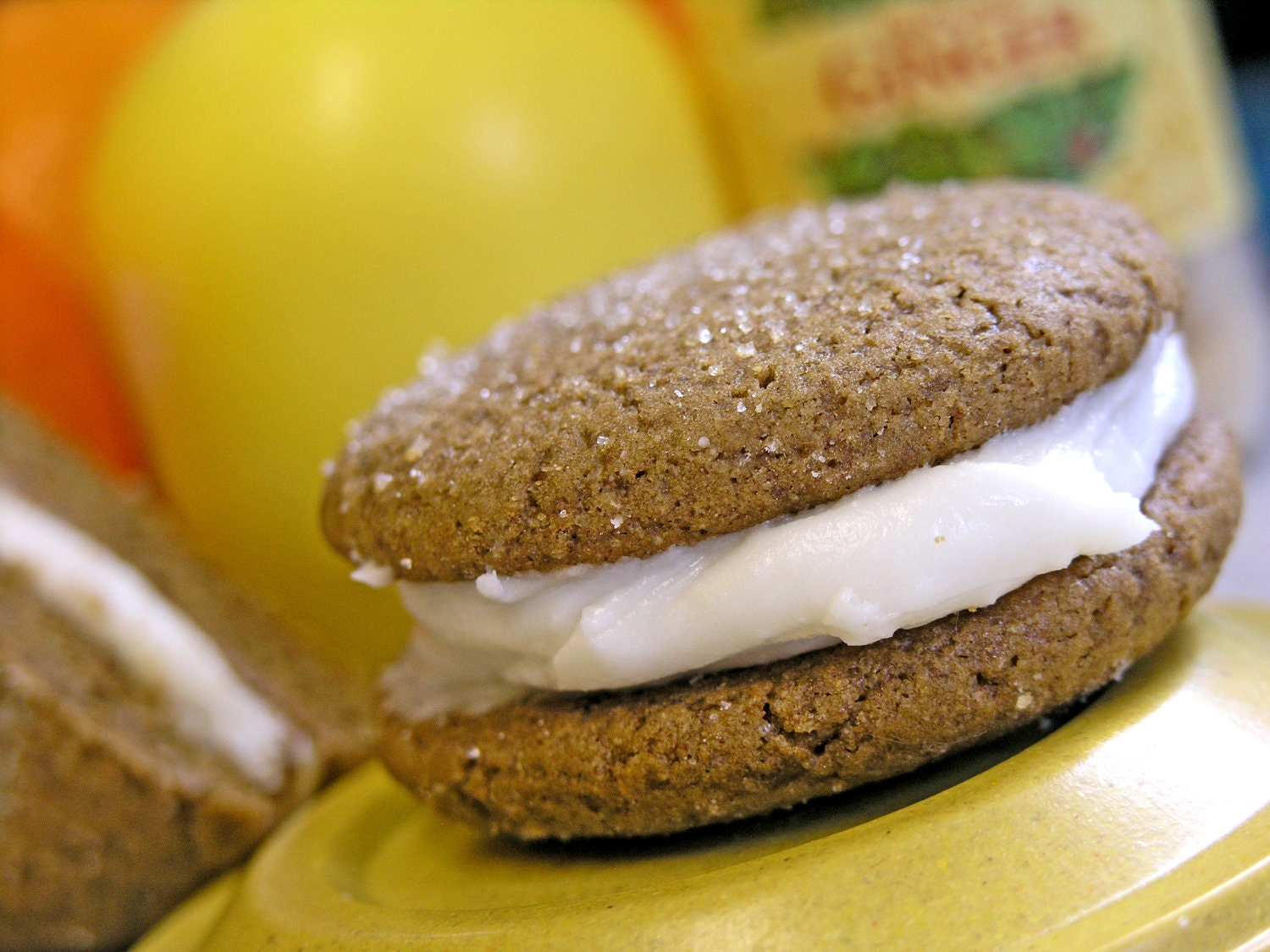 Ginger Lemon Cream Wookies Vegan Gluten Free