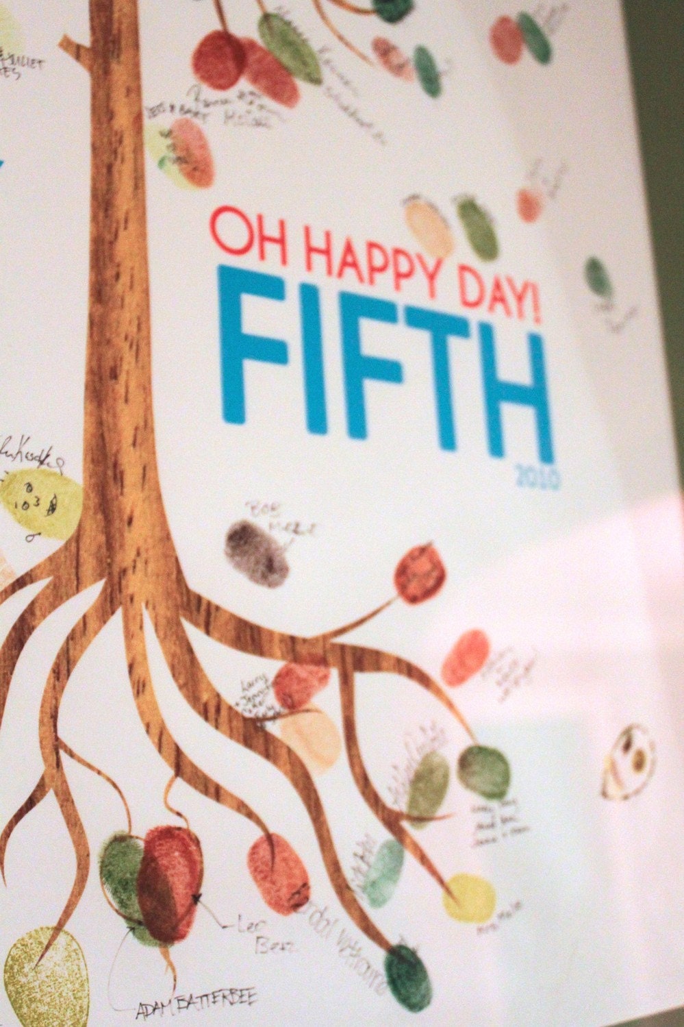 Fingerprint Tree Guest Book-large