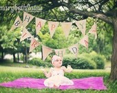 Happy Birthday Burlap Banner