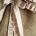 Custom listing for Jenna: Two Burlap Christmas Stocking, cotton ruffles, custom, personalized