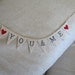 You  and Me Baker Banner wedding cake topper