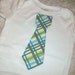 Baby Boy Onesie Tie One Z Onesie Newborn , 0 / 3 , 3 / 6 , 6 / 9 , 12 , 18 , 24 months Plaid Father's Day Little Boy Tie