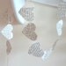 Paper Heart Garland, Paper Bunting, Upcycled Romance Novel, Wedding Paper Garland, Eco Wedding, Paper Decoration, 10 FT