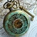 Steampunk Victoriana SPOOKY pocket watch key NECKLACE ---- SET