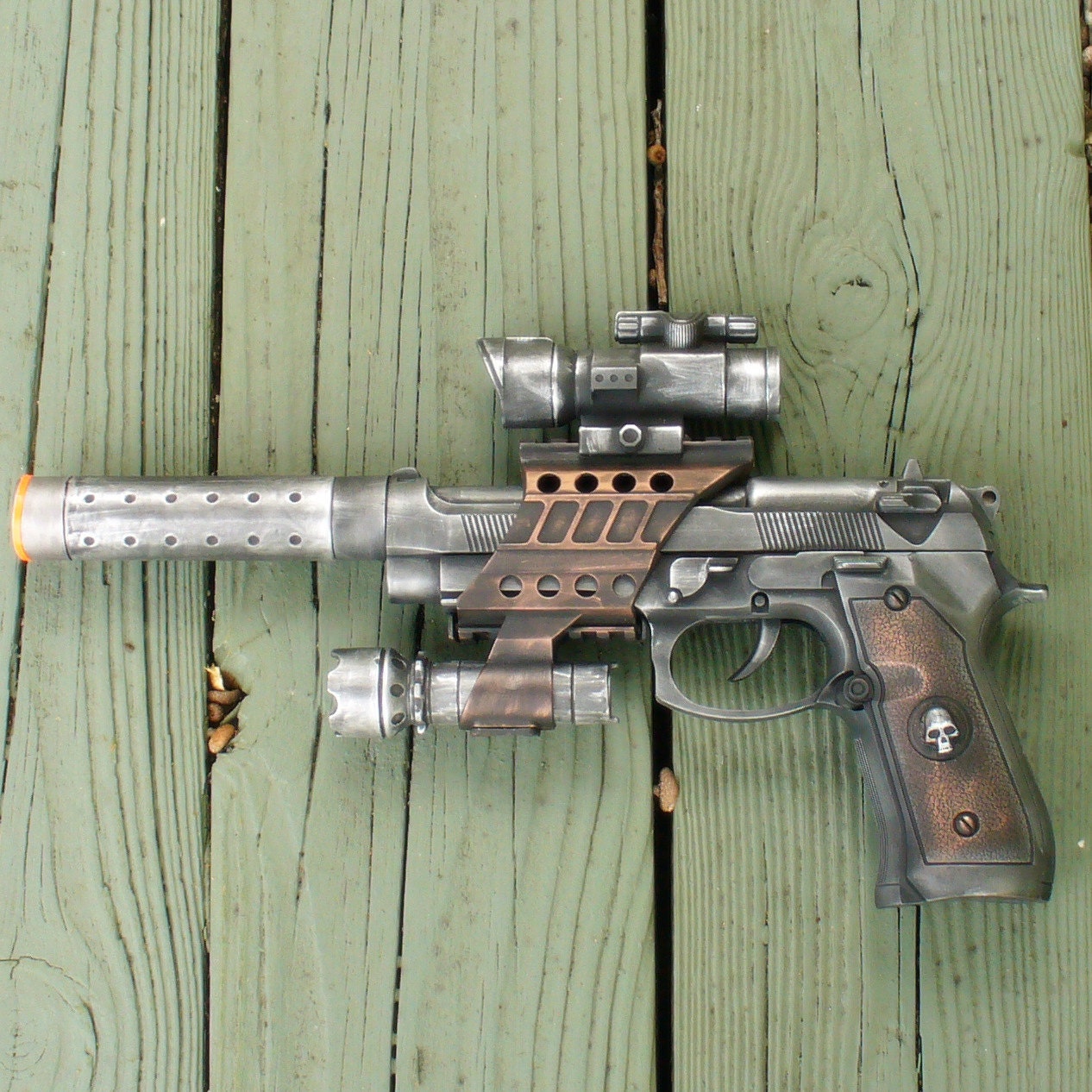 Victorian Steampunk star wars INTERGALACTIC gun pistol