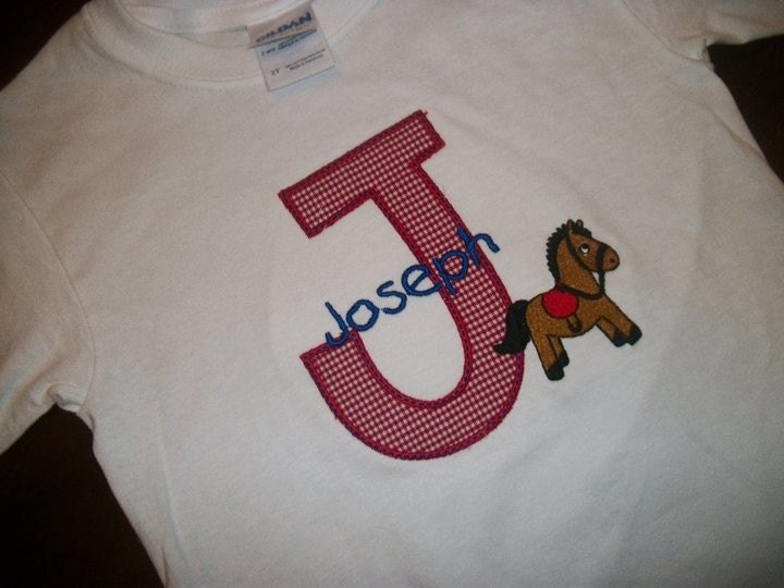Custom boutique birthday t shirt boys cowboy western horse rodeo 1st 2nd first tshirt tee onesie