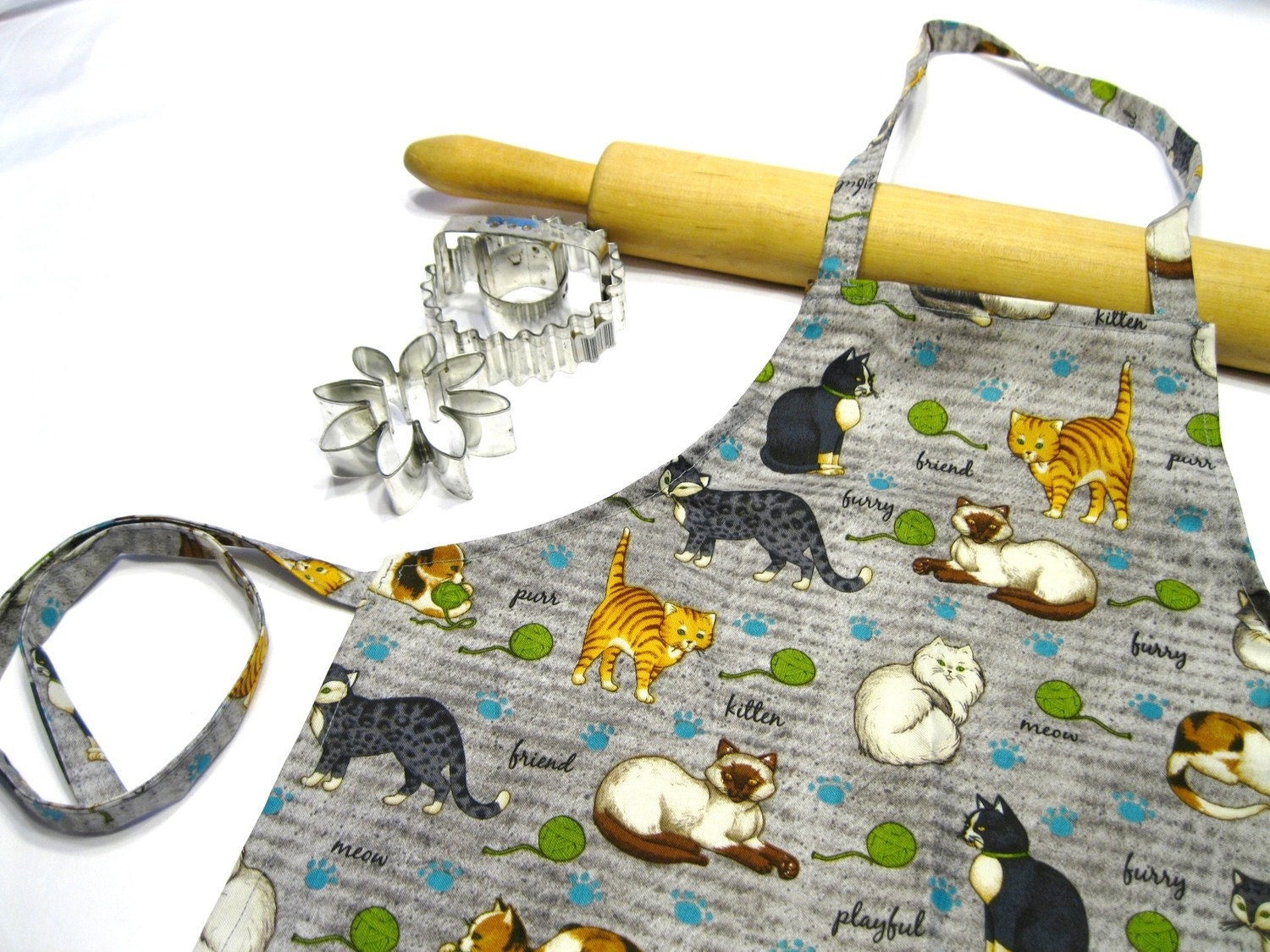 Feline Frenzy Child Apron