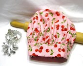 Retro Cherry Child Chef Hat - Small