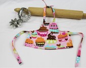 Pink Sweet Cakes Doll Apron