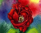 Tulip Abstract, 14"x10" Fine Art Print