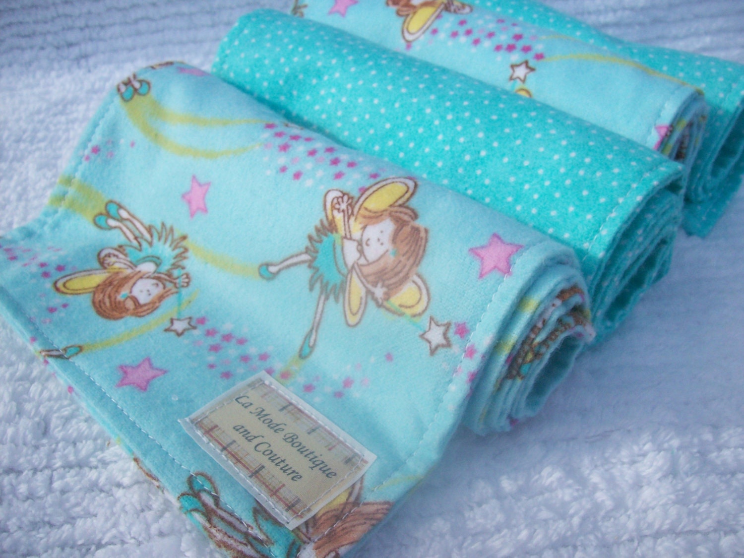 Baby Burp Cloths - Set of four (4)