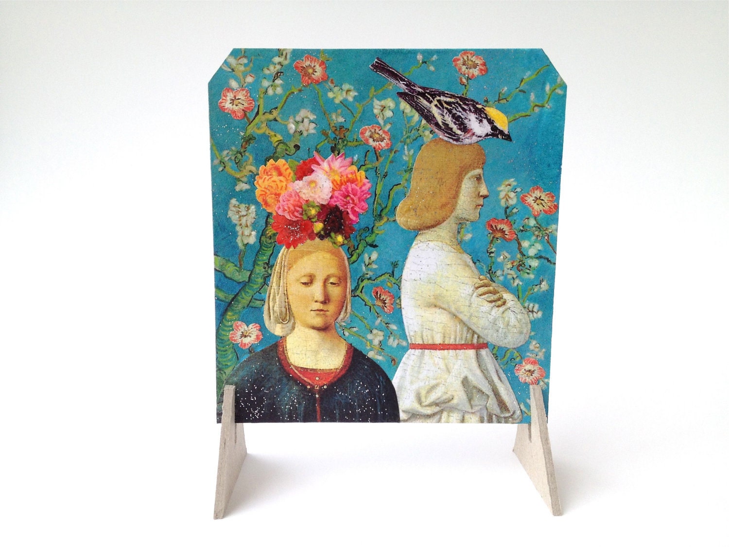 Viola & Orsino - collage paper art