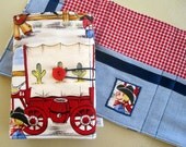 Red Check Vintage Cowboy Scribblet