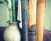 Three Hard Cover Antique Books, Super Shabby from the 1800's