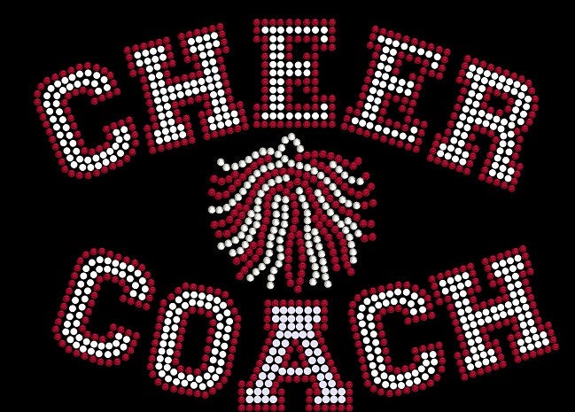 Women's rhinestone Cheer Coach shirt