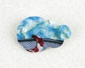 Mooncloud acrylic brooch - unique jewelry