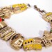 Vintage School Days Charm Bracelet