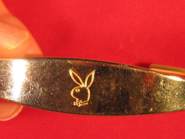 Vintage Playboy Cuff Bracelet for Men