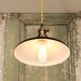 Lighting With Black Enamel Shade & Reproduction Twisted Wire