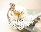 Vintage Pomander Potpourri Holder for Linens or Home Decor