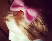 Fleece, hair, soft, child, girl, bows- Softies