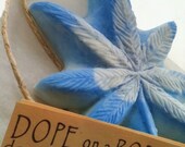 Dope on a Rope Soap - Blueberry Kush - Hemp Soap on a Rope - Hippie Bohemian Fun Birthday Gift