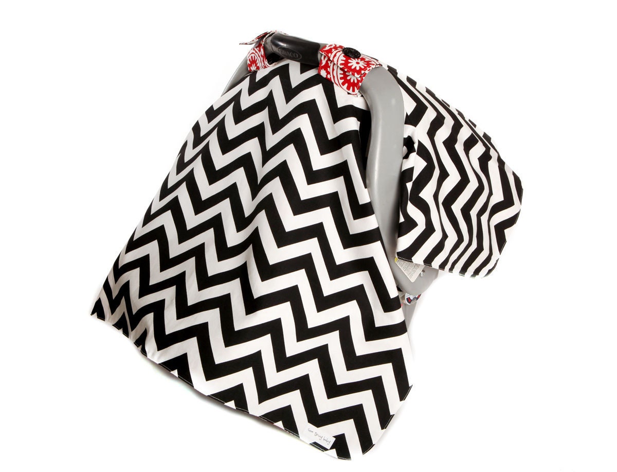Car Seat Cover, "Zig Zag" designer material