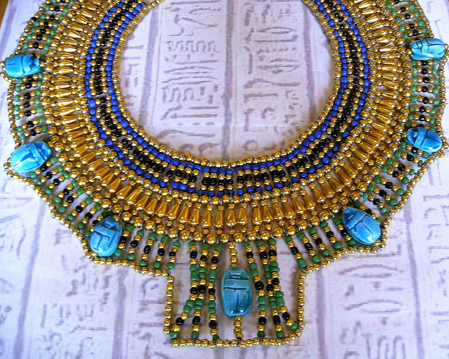 Egyptian Collar Cleopatra necklace Egyptian necklace