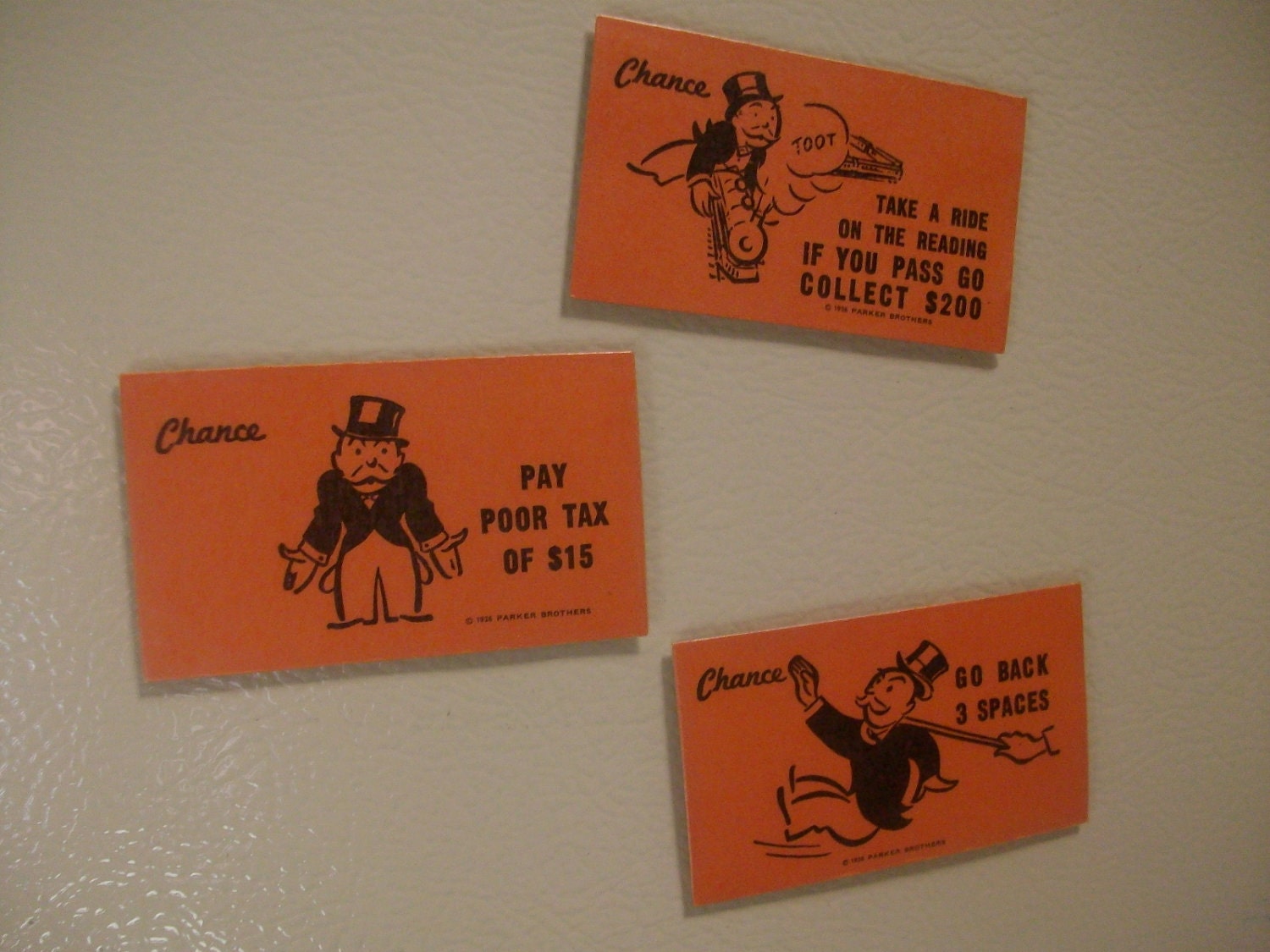 RESERVED listing for - carolejosharin - Monopoly Magnet Set