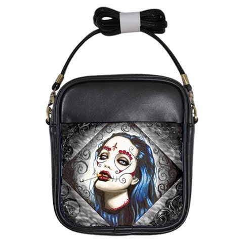 Sugar Skull Sling Purse