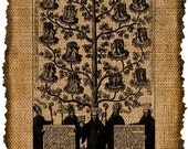 Vintage, The Benedictine Tree, Altered, Printable, Iron On, Ephemera, Digital Image No. 523