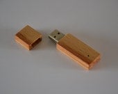 Wooden usb memory stick