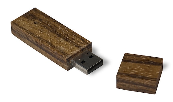 Wooden usb memory stick