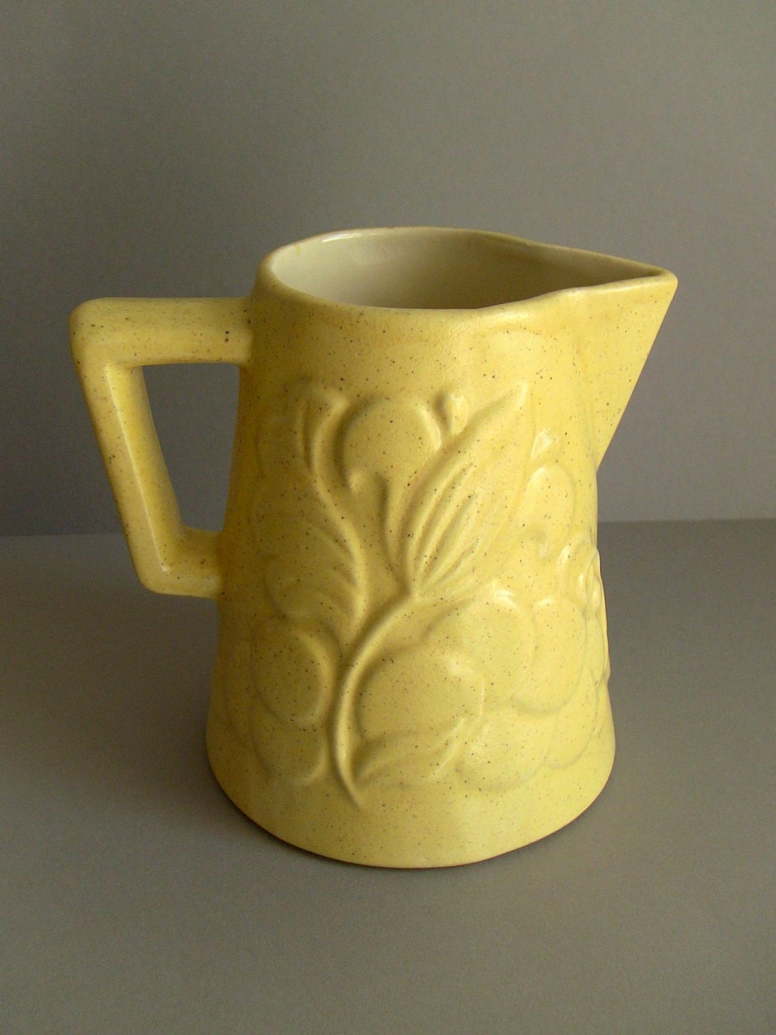 Vintage Yellow Creamer