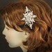 ZEPHRINE, Wedding Hair Comb, Vintage Inspired Rhinestone and Pearl Bridal Hair Comb, Wedding Bridal Hair Accessories, Old Hollywood Style