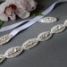 CHELSEA - Vintage Style Wedding Headband, Oval Bridal Headband, Grecian Silk Ribbon Bridal Headband, Halo, Bridal Wedding Hair Accessories