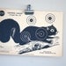 vintage paper shooting target: groundhog