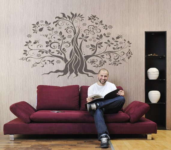 Vinyl Wall Decal, Wall Sticker, Wall Decor, Home Decoration - Tree XXL (matte)