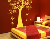 Magic Tree with Butterflies XXL - Vinyl Wall Decal, Wall Sticker, Wall Decor, Home Decoration