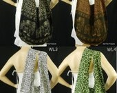 Cotton Sling Bag Purse Crossbody Messenger Hippie Hobo Elephant Swirl XL in Black Brown Green White / You Pick Color
