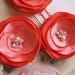 Coral Wedding Hair Clips for Bride, Bridesmaid, Flower Girl, Special Occasion, Photo Prop,