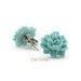Blizzard Blue Rose Post Earrings - Dianora