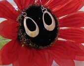 Silver Teardrop Earrings Handmade Wedding Bride Bridesmaid Mom Fashion Fall Winter Spring Summer Elegant Versatile