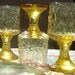 Lenox Crystal Yellow Impromptu Water or Wine Glasses