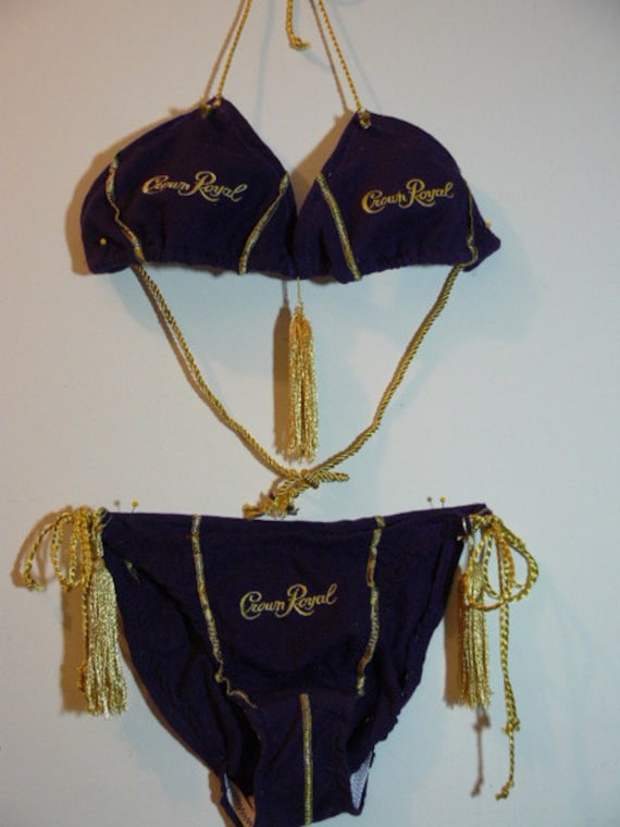 Items Similar To Crown Royal Bikini Bathing Suit On Etsy