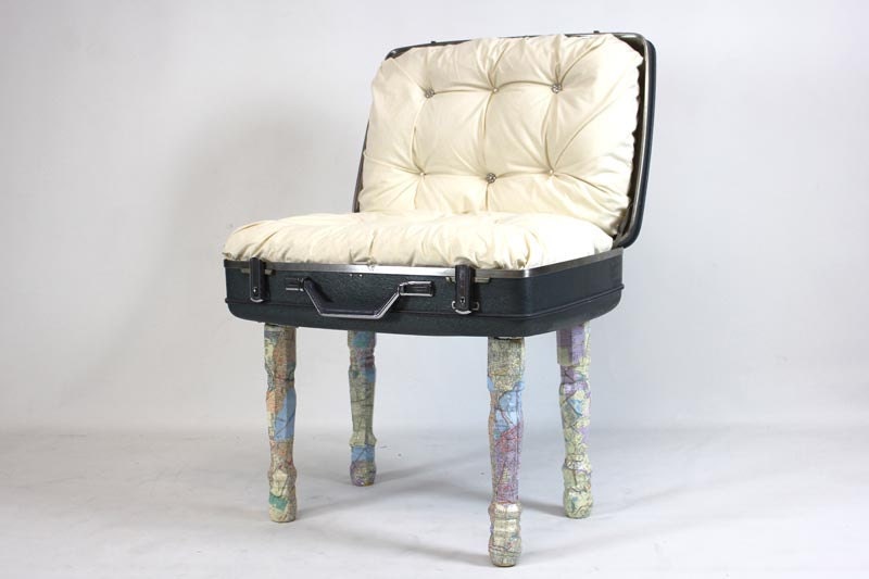 SALE Suitcase Chair Mapped Out