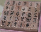 BRAND NEW Studio G  wooden Alphabet stamp set (30 stamps)