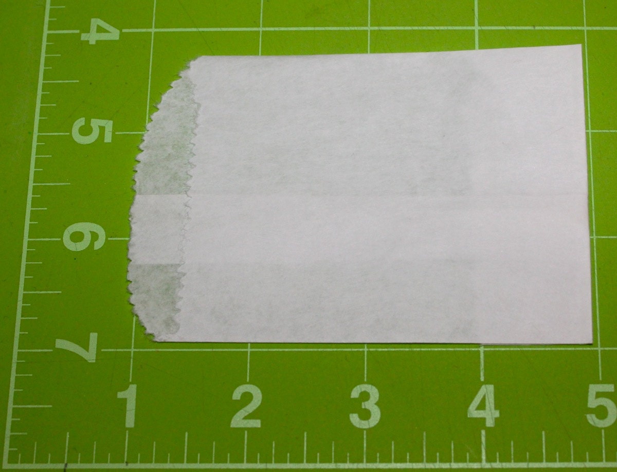 10 WHITE Kraft MINI BAGS